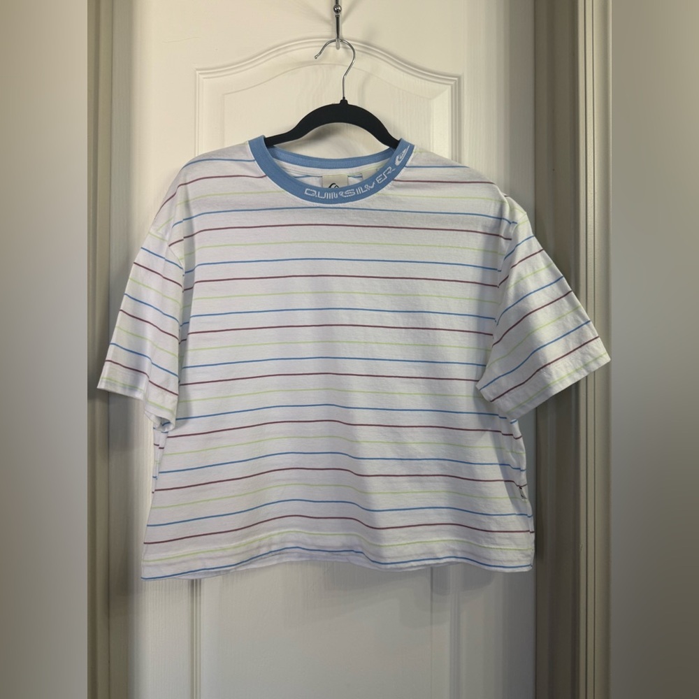 Quicksilver Colorful Stripe Tshirt Size XS/S